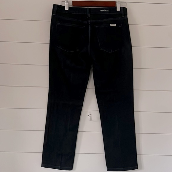 David Kahn Size 28 Dark Wash Ankle Crop Straight Slim - Picture 3 of 15